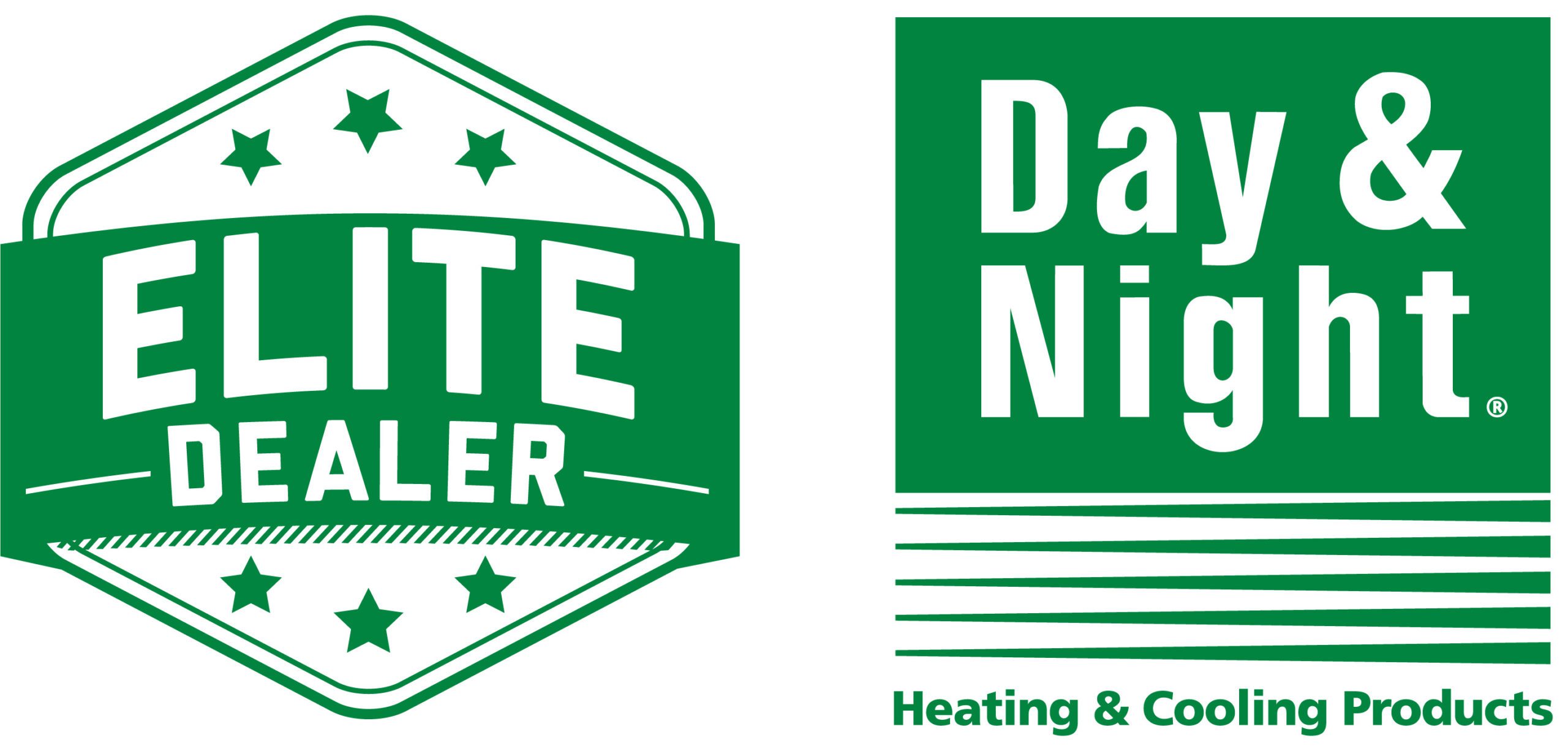 Day & Night logo and Elite Dealer logo | Pro Comfort Heating & Cooling