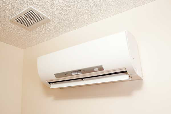 Ductless system on wall | Pro Comfort Heating & Cooling