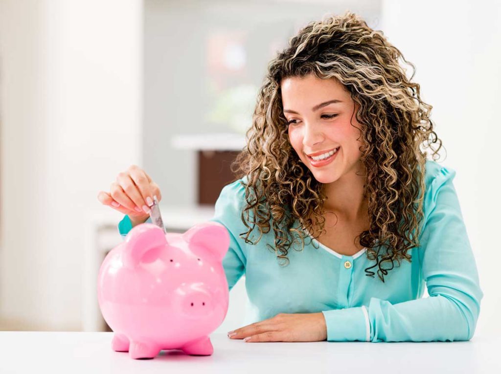 Happy Woman Saving Money | Pro Comfort Heating & Cooling