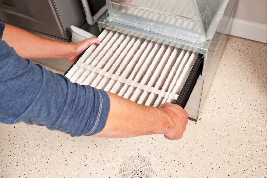 filter compartment on unit | Pro Comfort Heating & Cooling